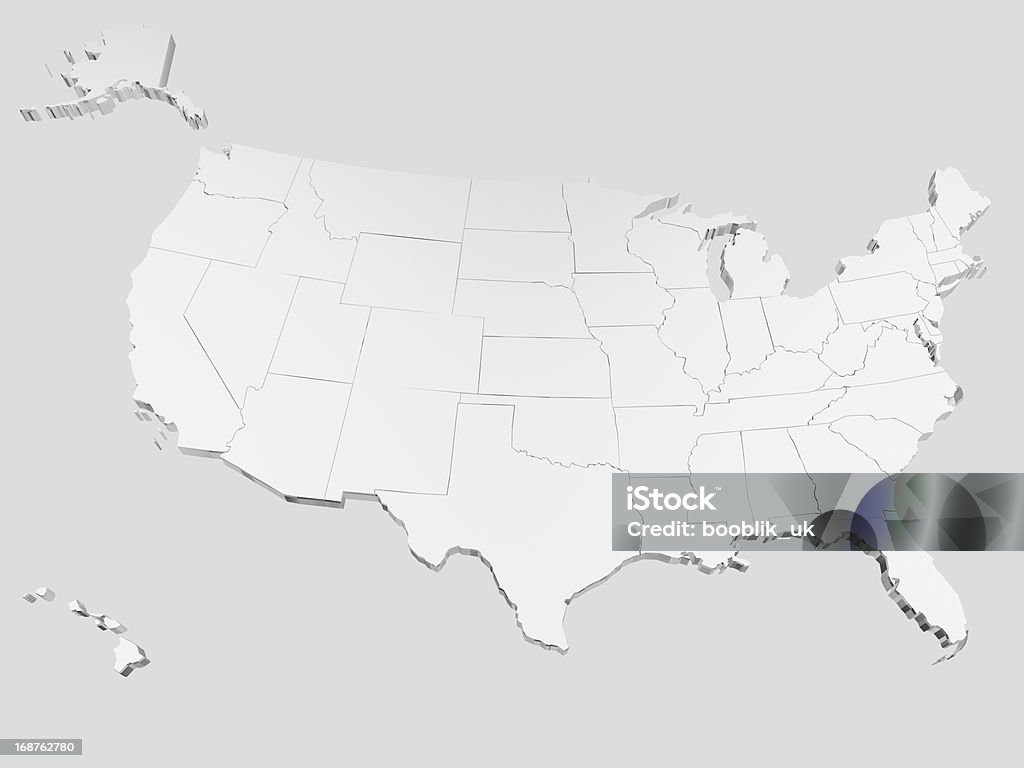 Map of USA - アメリカ合衆国のロイヤリティフリーストックフォト