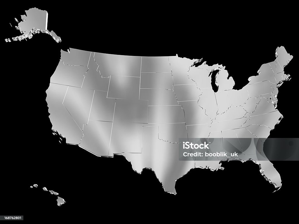 Carte des États-Unis - Photo de Alabama libre de droits