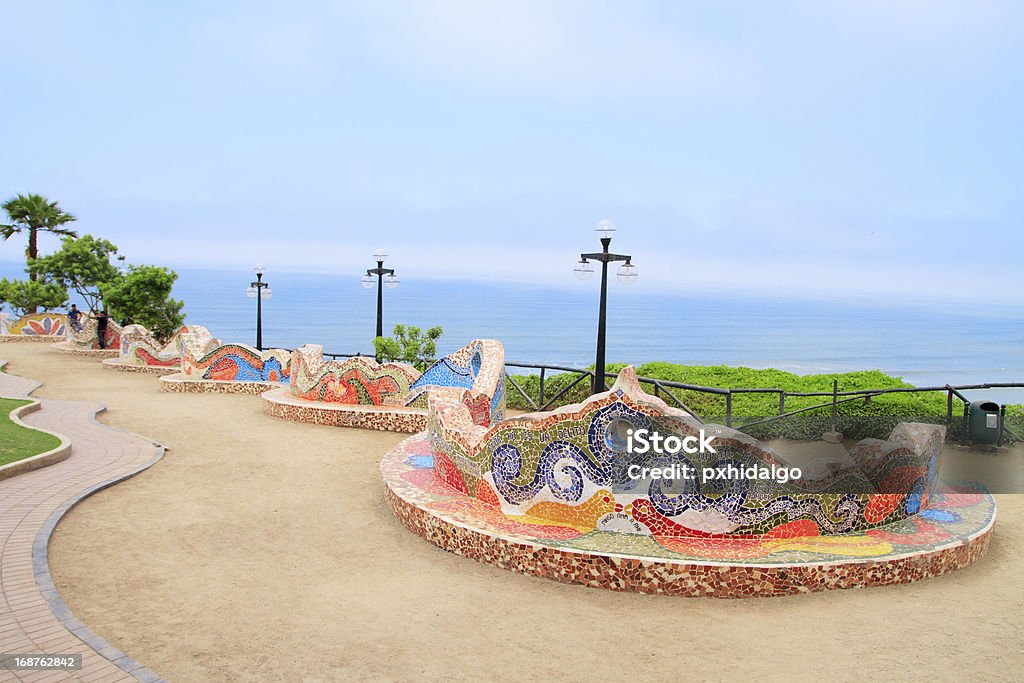El Parque del Amor, in Miraflores, Lima, Perù - Foto stock royalty-free di Sfondi