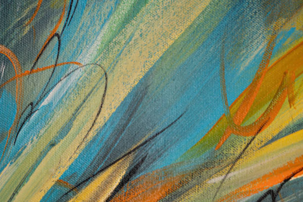 istock The expressive brushstrokes on this canvas create an artful and dynamic abstract background 1687645844