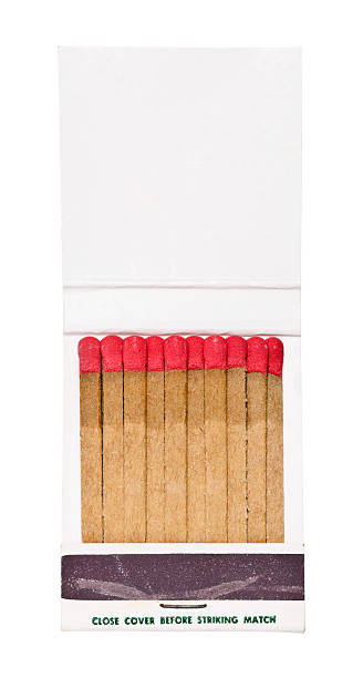 istock Vintage Matchbook With Blank White Cover 168765858
