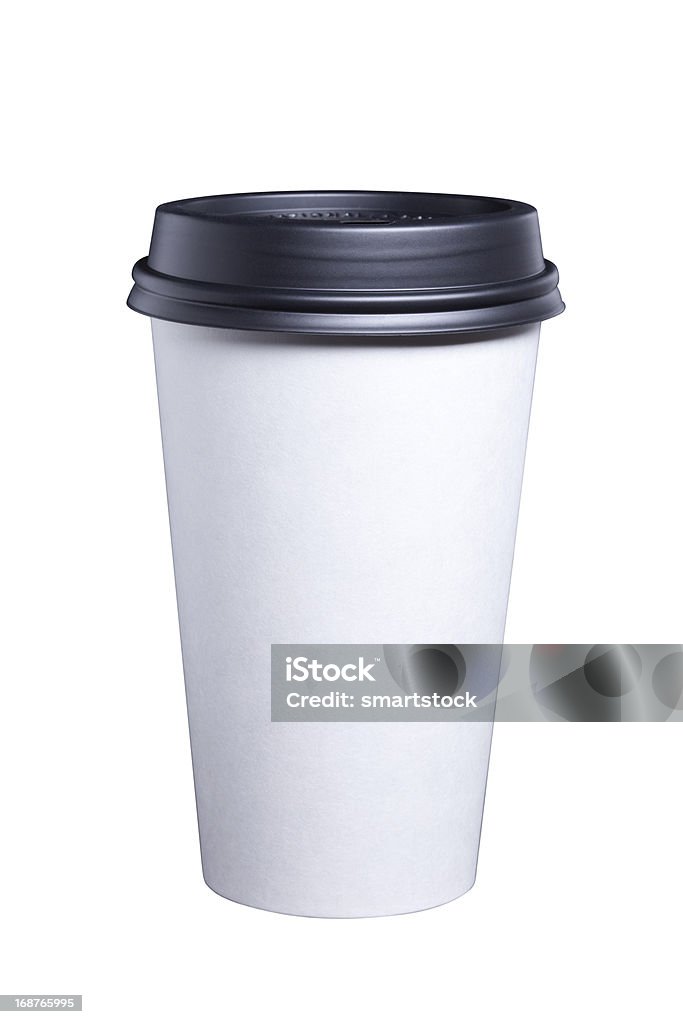 Desechables Libro Blanco y taza de café - Foto de stock de Arte en papel libre de derechos