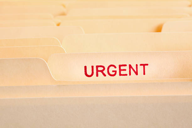 istock Urgent Stamped Onto File Folder 168766223