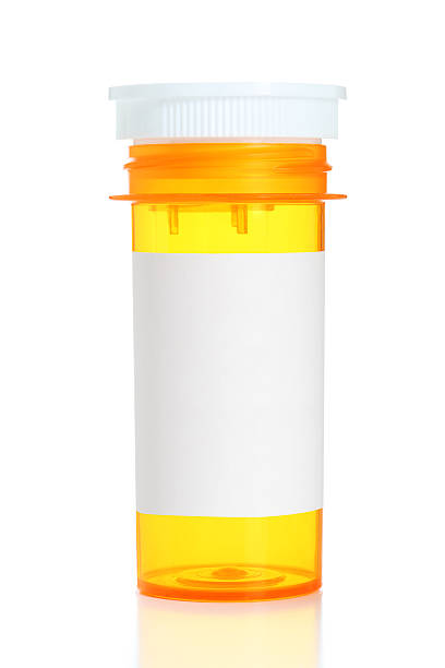 istock Prescription Bottle With Blank Label 168766225
