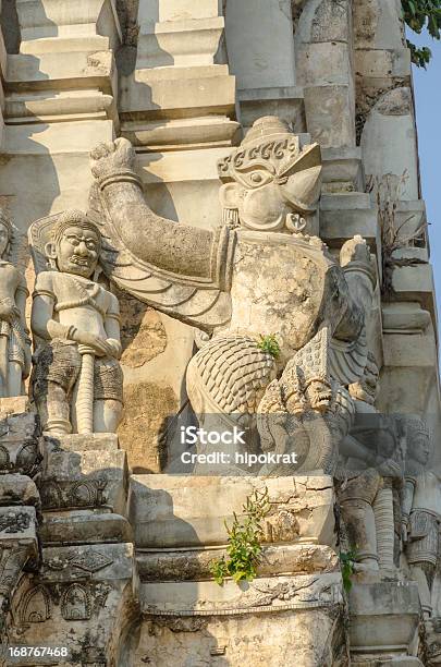 Wat Ratchburana Ayutthayadetail Stupa Stockfoto und mehr Bilder von Alt - Alt, Architektur, Asien