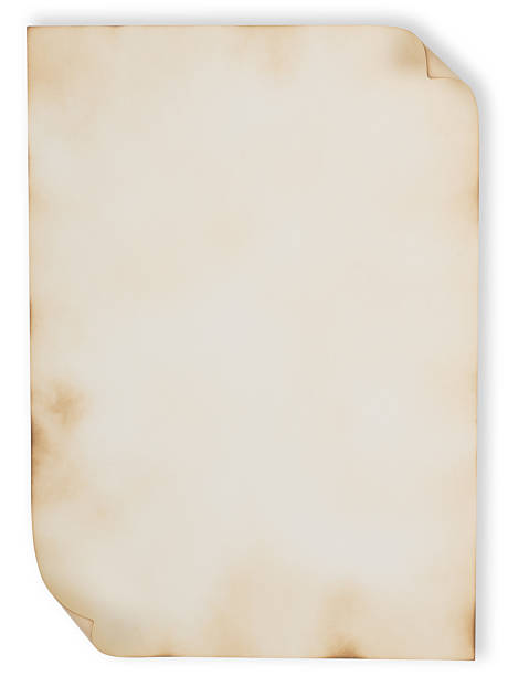 istock Sheet of old burnt paper 168767677