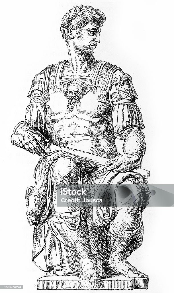 Giuliano II de'Medici - Lizenzfrei Alt Stock-Illustration