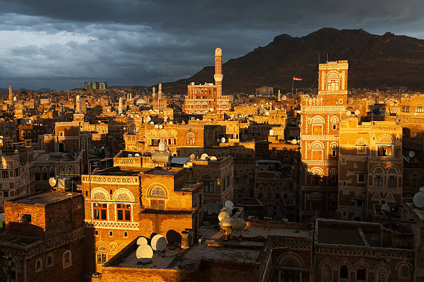 istock Sunset in Sana, Yemen 168769944
