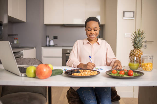 istock Young nutritionist is creating a meal plan 1687700836