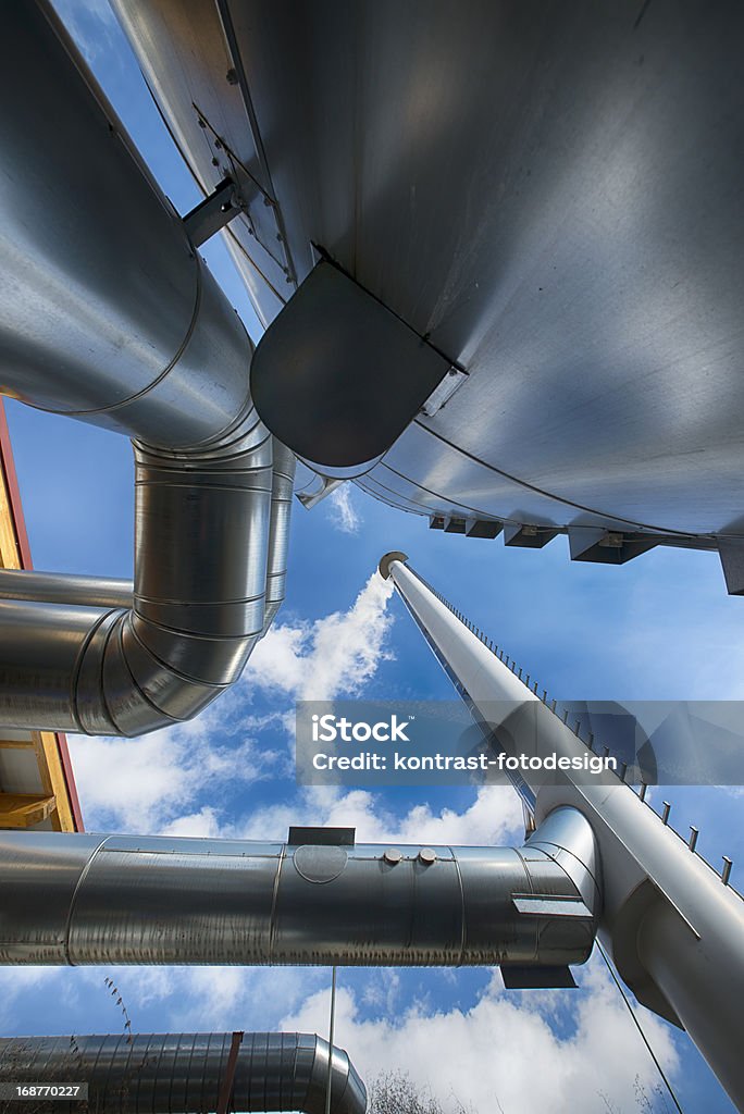 Детали из биомассы plant, Energiewende, Германия - Стоковые фото Биогаз роялти-фри