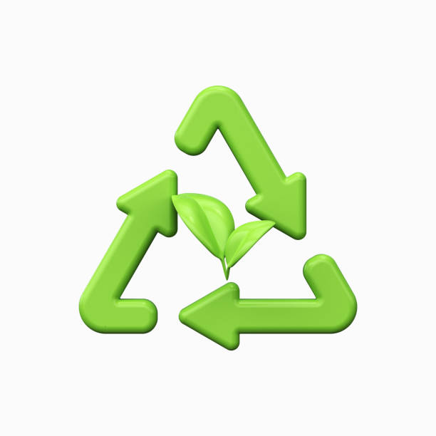 istock 3d recycling icon. Environmental protection symbol 1687714715