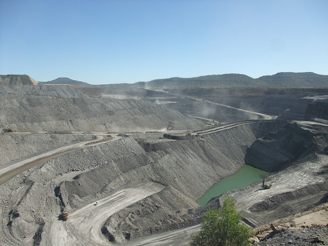 Open pit coal mining operations in Australia