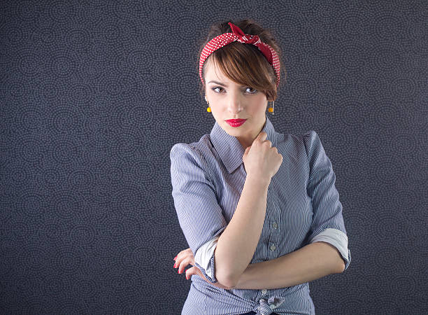 istock Pin-Up girl posing 168772501