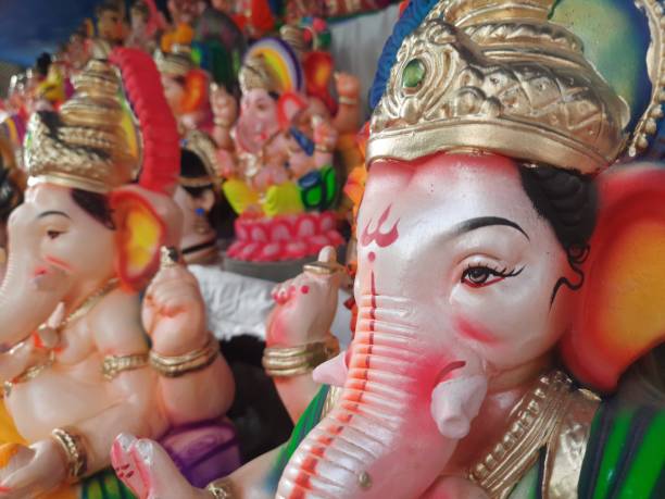 istock Ganesha statues in display for festival 1687739661