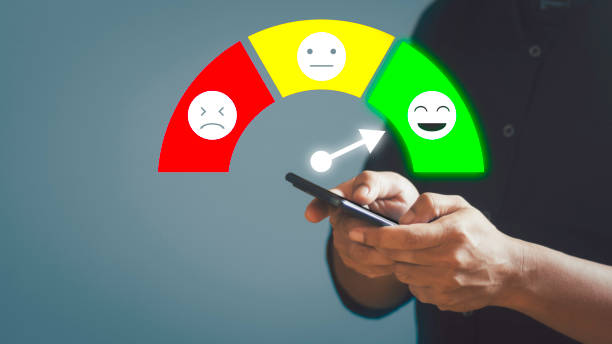 istock Businessman is using smartphone and rating for customer review satisfaction feedback survey. 1687759842