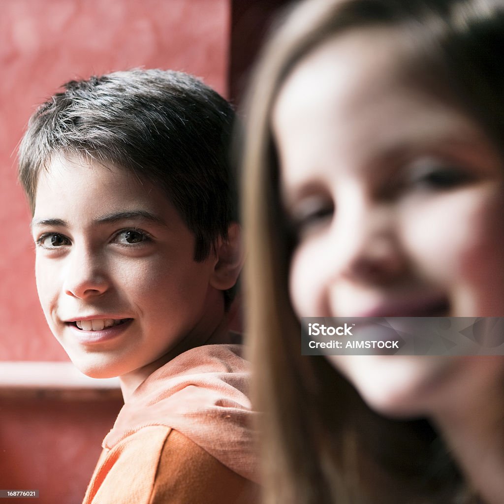 Frère et Soeur - Photo de Pré-adolescent libre de droits