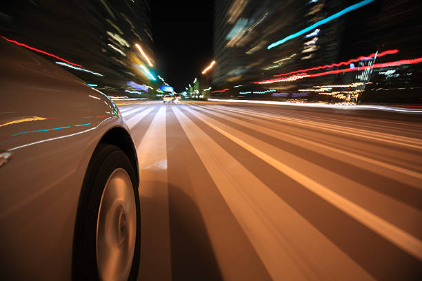 istock Driving in the night city 168776105