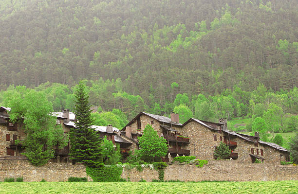 istock Little village in Pyrenees 168776381