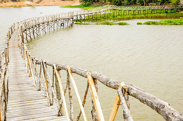 istock Tropical beach bridge to the sea 168776396