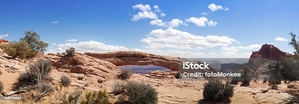 메사 궁형, 캐년랜즈, 모합, Utah, USA - 로열티 프리 0명 스톡 사진