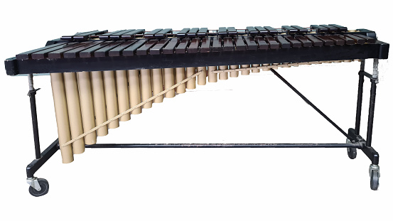 Marimba Isolated on White background stock photo
