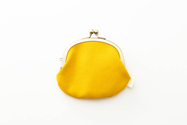Coin purse on a white background.