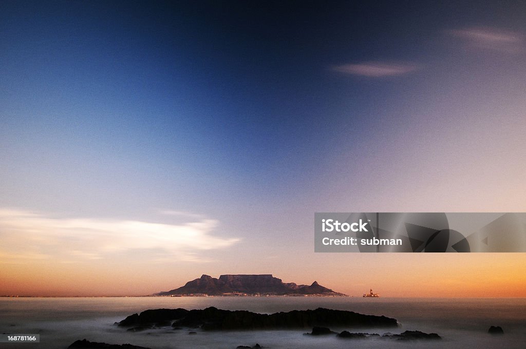 Vista della Table Mountain - Foto stock royalty-free di Acqua