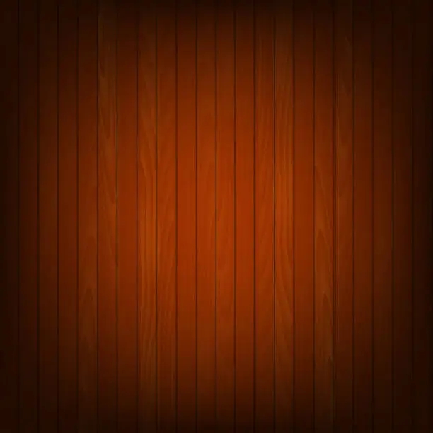 Vector illustration of Wood texture . Natural Dark Wooden Background. Vector