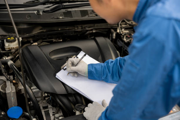 istock Mechanic repairing car 1687880345