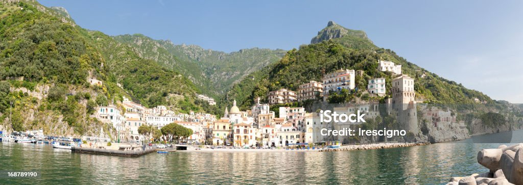 Costiera amalfitana-Cetara-Italia - Foto stock royalty-free di Amalfi