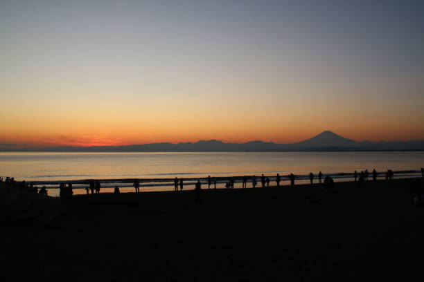 istock Sunset and Mt. Fuji 1687897344