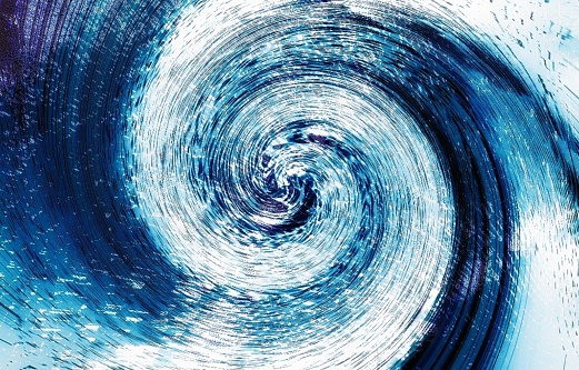 Blue watercolor abstract background of turbulent vortex. For Wallpaper Banners Website Games Templates Seasons Watercolor Art Cards