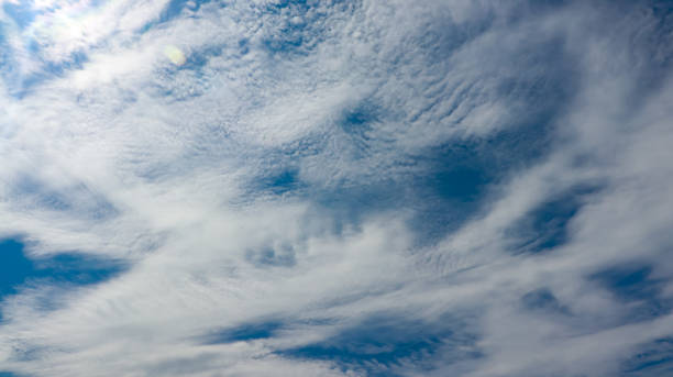 istock White clouds in the blue sky. nature background. Sky Background 1687900674