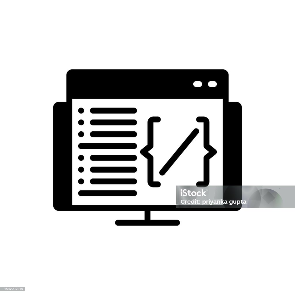 Coding Script Stock Illustration - Download Image Now - Applying ...