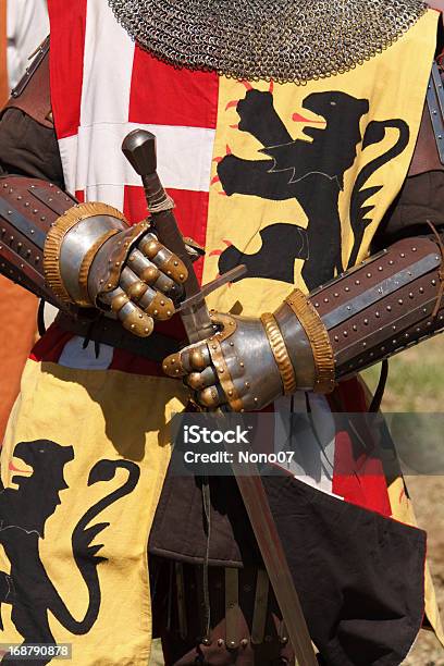 Sword Knight Stock Photo - Download Image Now - Adult, Chain Mail - Armor, Holding