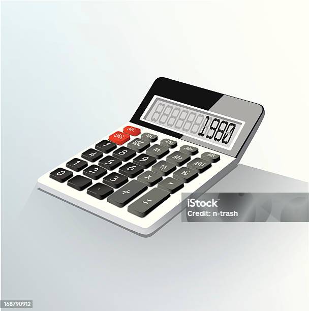 Electrónica Calculadora - Arte vetorial de stock e mais imagens de Calculadora - Calculadora, Computação Gráfica, Controlo