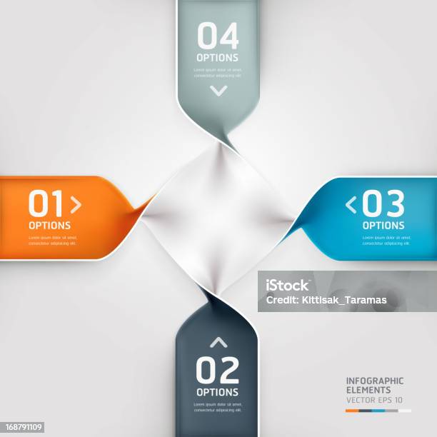 Abstrait Bannière Doptions Infographie Spirale Vecteurs libres de droits et plus d'images vectorielles de Abstrait - Abstrait, Affaires, Brochure