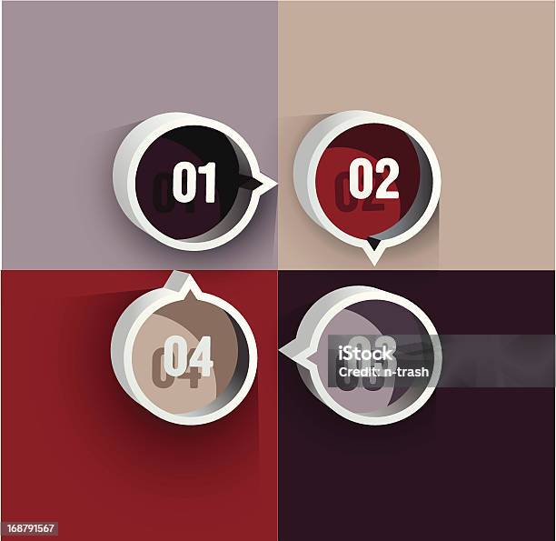 Block Round Vector Round Blocks With Numbers Stock Illustration - Download Image Now ...
