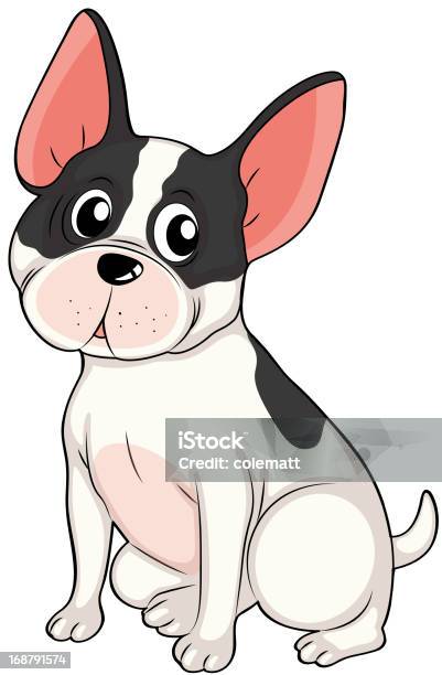 Cucciolo Bulldog - Immagini vettoriali stock e altre immagini di Animale - Animale, Animale da compagnia, Bulldog
