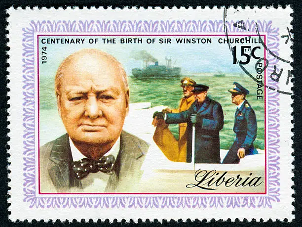 Photo of Winston Churchill Stamp