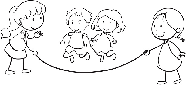 Kinder Springseil Stock Vektor Art Und Mehr Bilder Von Baby Baby kinder-springseil-stock-vektor-art-und-mehr-bilder-von-baby-baby