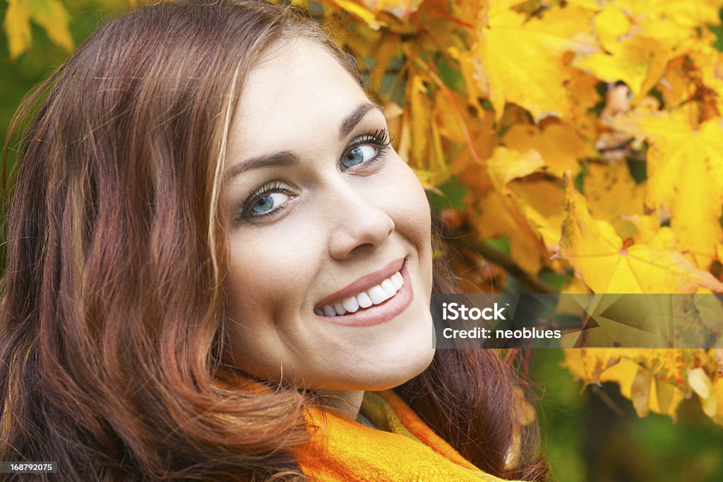 Herbst portrait - Lizenzfrei Eine Frau allein Stock-Foto