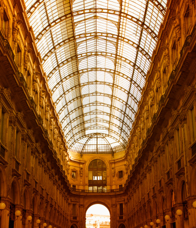 Galleria Vittorio Emanuele II. Milan, Italy. Focus on roof.\u2028http://www.massimomerlini.it/is/milan.jpg