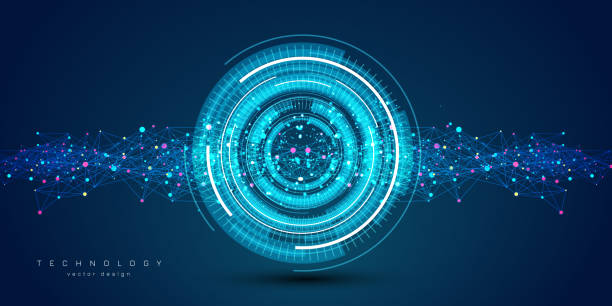 istock A magical blue portal on an isolated background. Glowing blue rings, glowing futuristic elements, hologram, portal. 1687948218