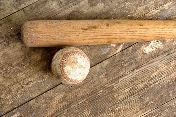 istock baseball bat and ball on old  grunge floor 168795044