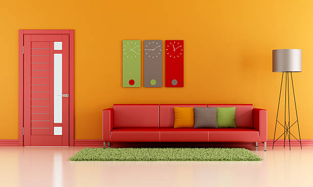 istock Colorful  living room 168796886