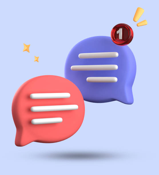 istock 3d rendering of speech bubble icons, 3D pastel chat icon set. Set of 3d speak bubble. Chatting box, message box. Chat icon set. Balloon 3d style 1687975295