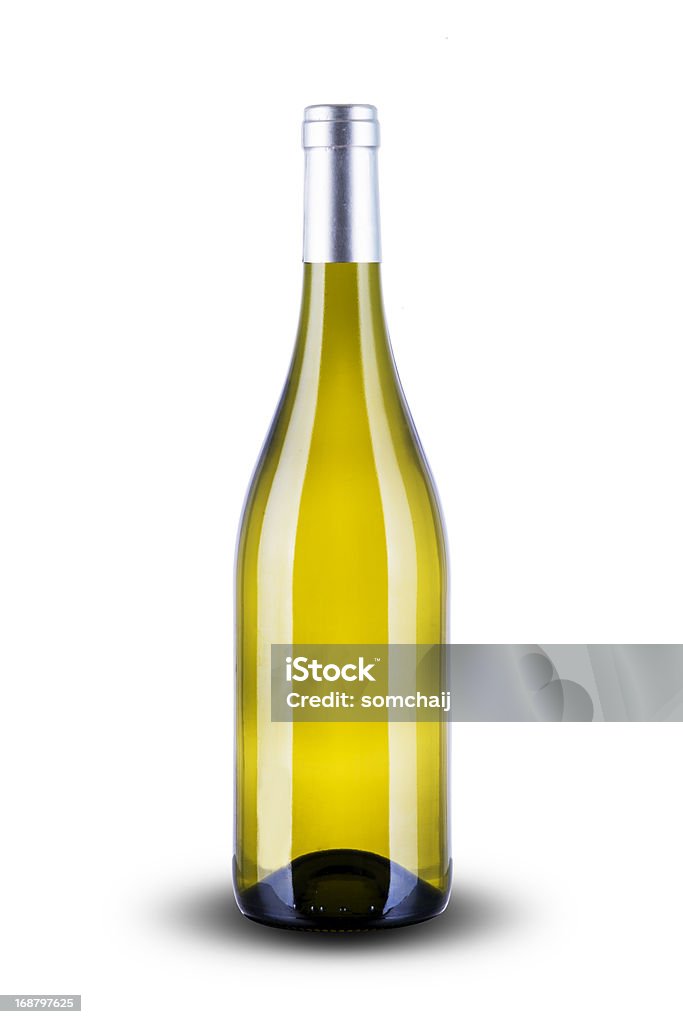 Flasche Weißwein - Lizenzfrei Alkoholisches Getränk Stock-Foto