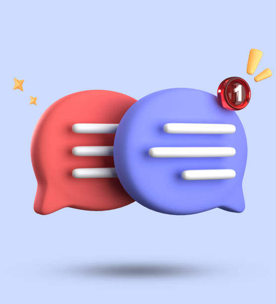 istock 3d rendering of speech bubble icons, 3D pastel chat icon set. Set of 3d speak bubble. Chatting box, message box. Chat icon set. Balloon 3d style 1687976734
