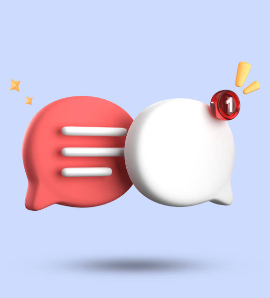 istock 3d rendering of speech bubble icons, 3D pastel chat icon set. Set of 3d speak bubble. Chatting box, message box. Chat icon set. Balloon 3d style 1687976741
